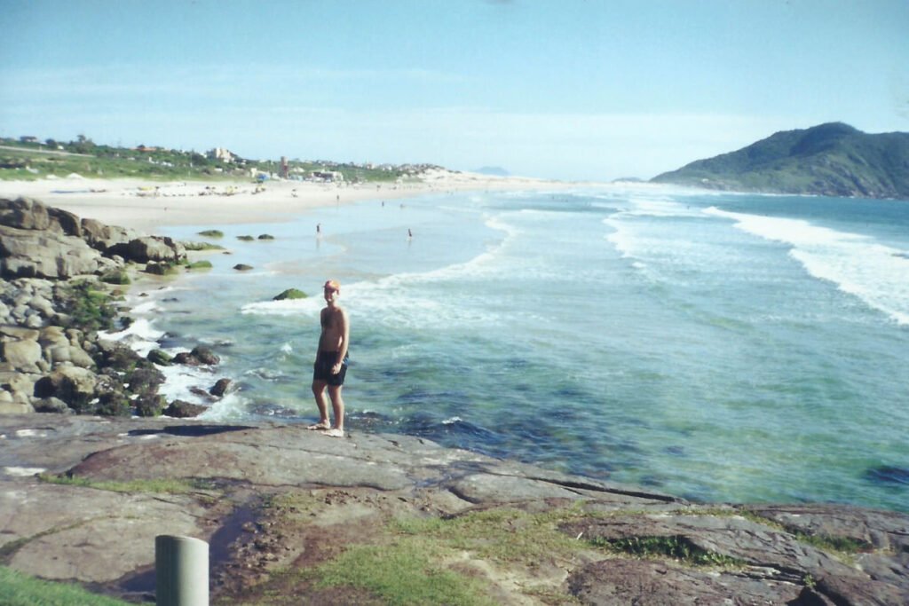 Praia do Santinho em Florianópolis vista do Costão.