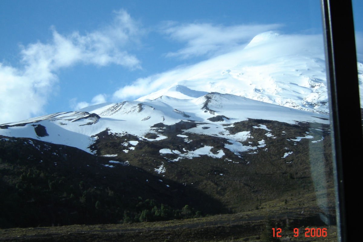 Chegando cada vez mais perto do Vulcão Osorno.