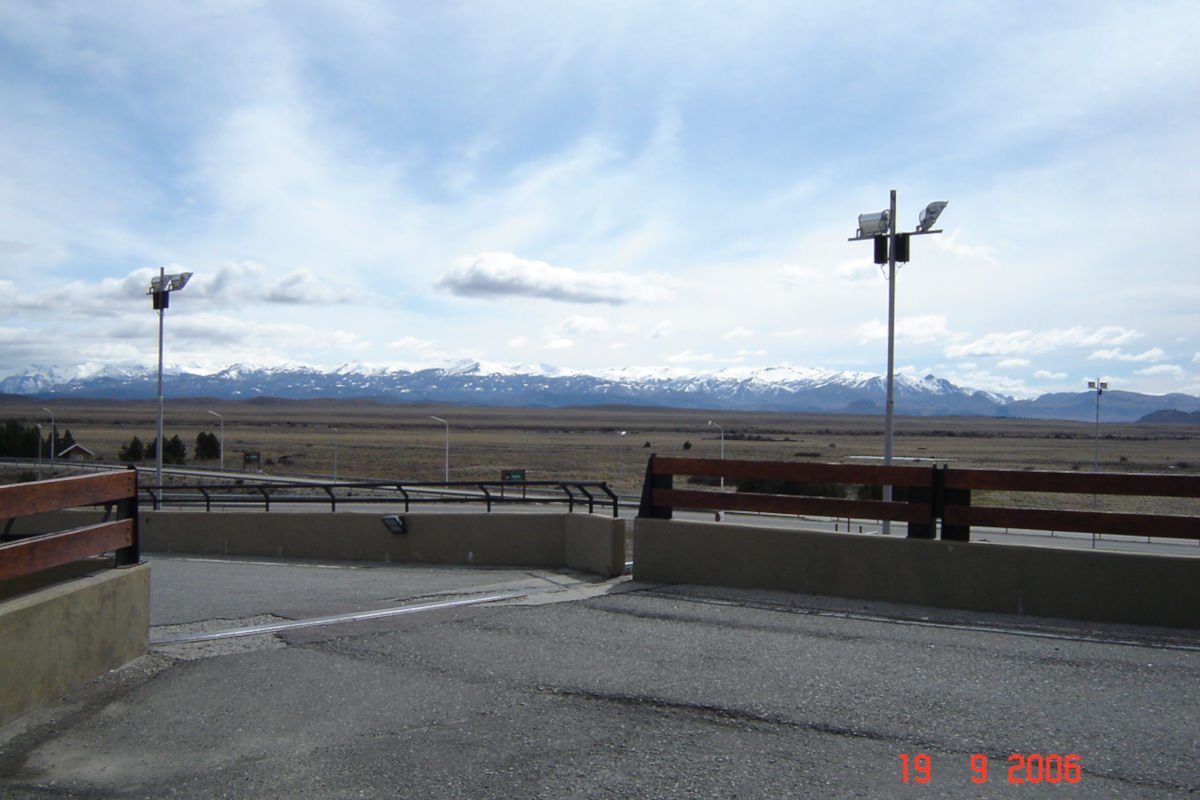 Vista a partir do aeroporto de Bariloche.
