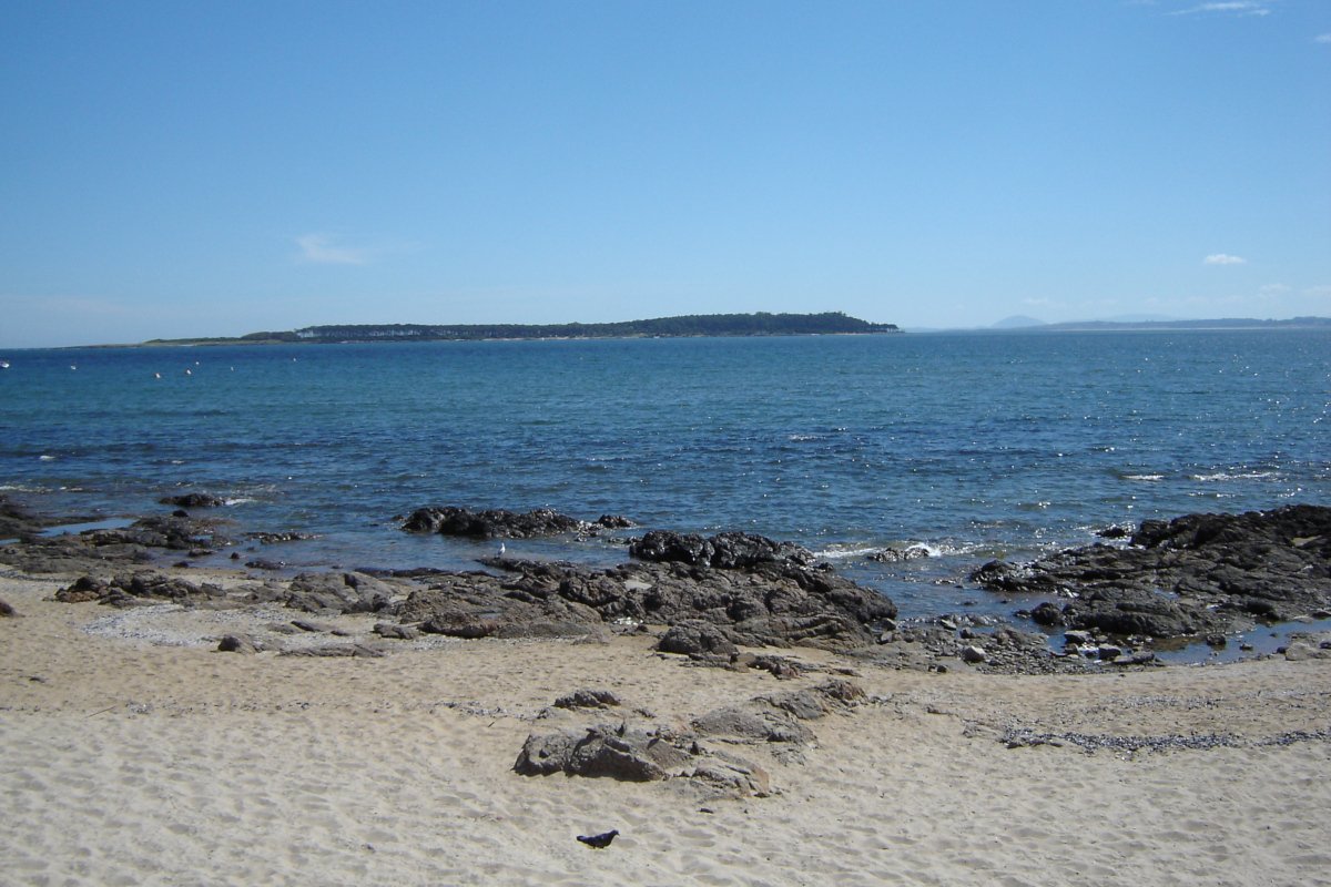 Rio da Prata com Isla Gorriti em Punta del Este no Uruguai