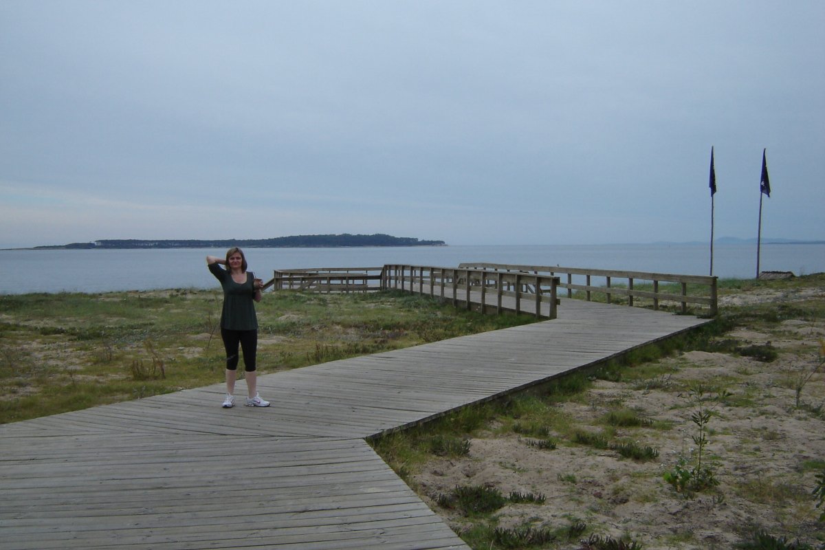 Playa Mansa em Punta del Este no Uruguai.