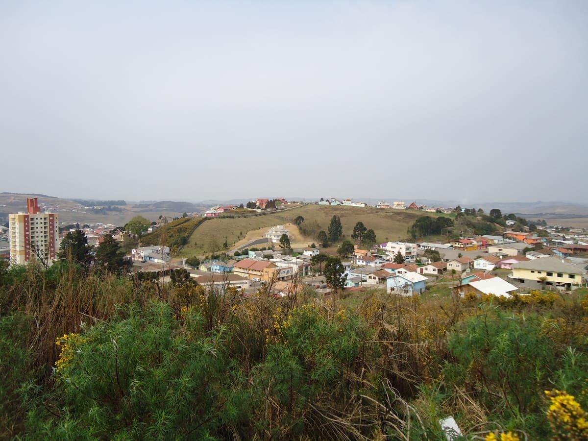 Vista do Mirante Belvedere em São Joaquim Serra Catarinense.