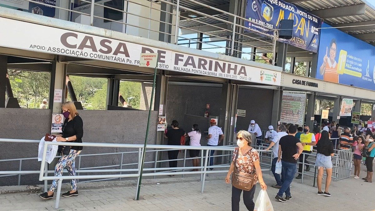 Casa de Farinha vendendo muitas tapiocas.