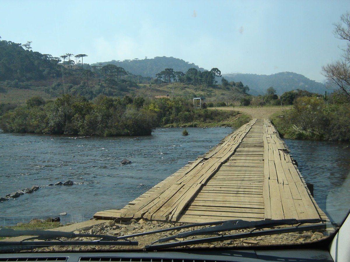 Viagem à São José dos Ausentes e Urubici, com ponte para atravessar.