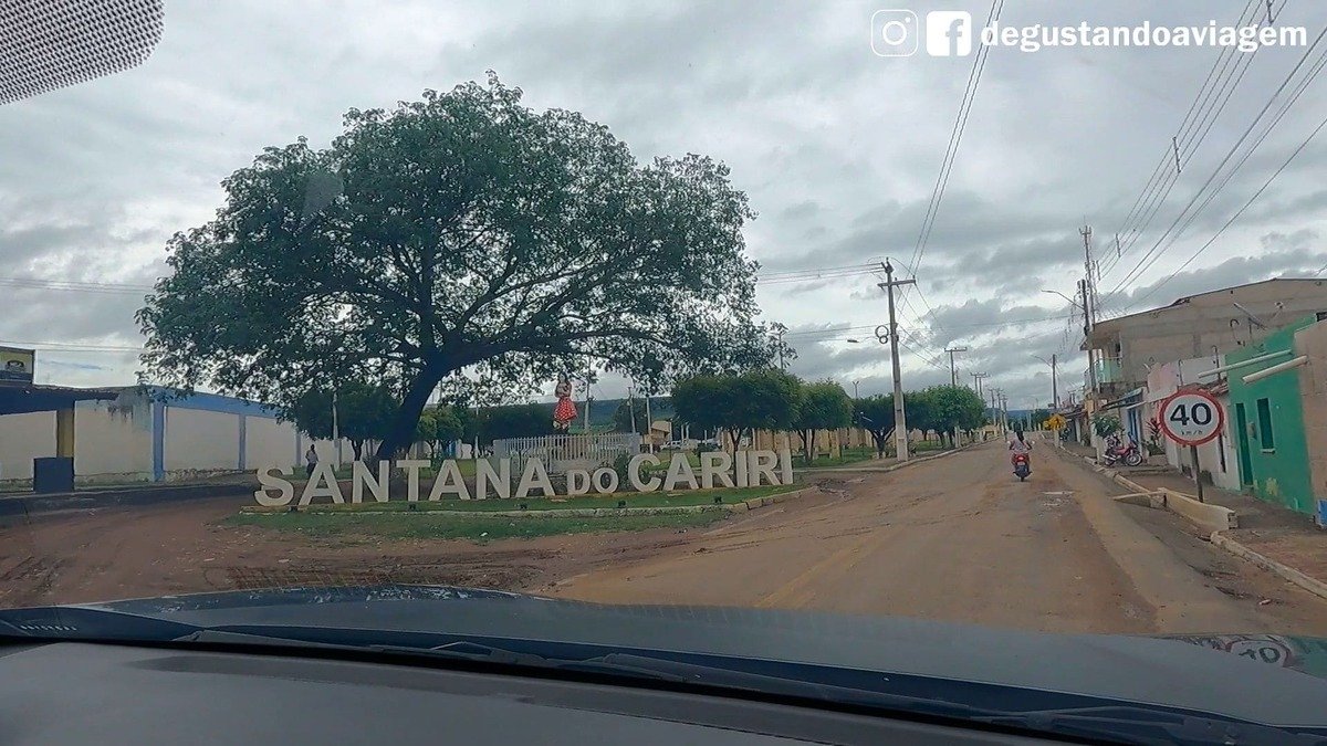 Entrada da cidade de Santana do Cariri.