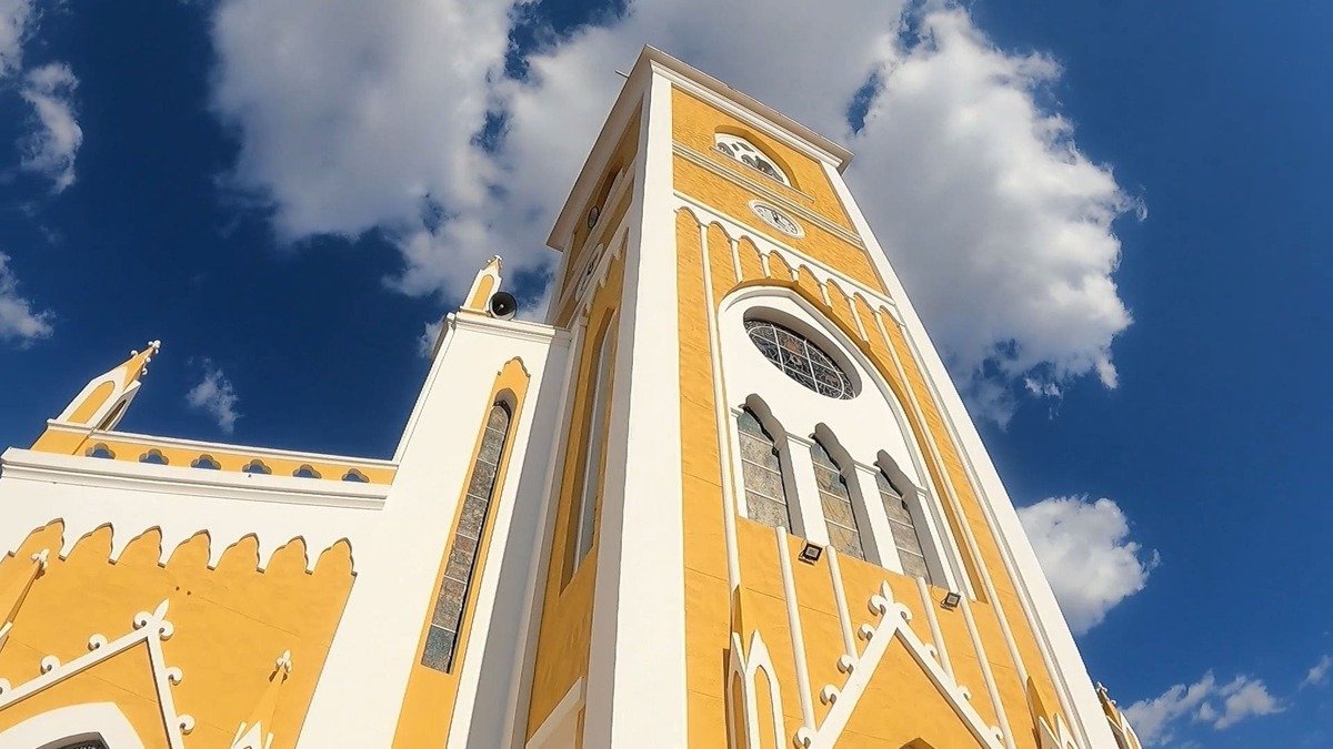 Torre da Igreja Matriz de Serra Talhada, terra natal de Lampião.
