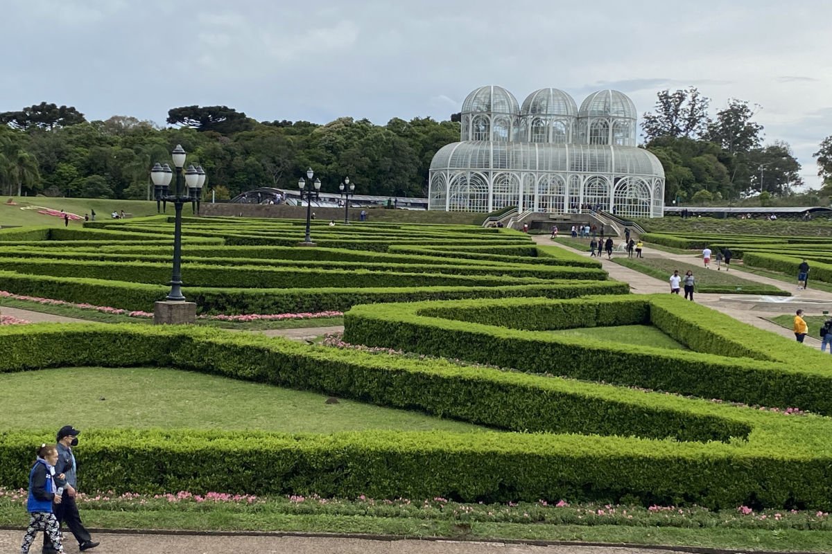 Jardim Botânico de Curitiba durante Linha Turismo.