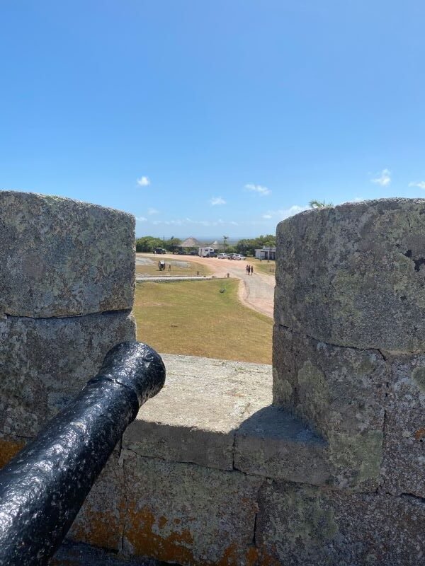 Um dos canhões da Fortaleza de Santa Teresa.