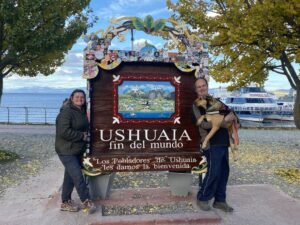 Placa famosa de Ushuaia, Fim do Mundo, Argentina